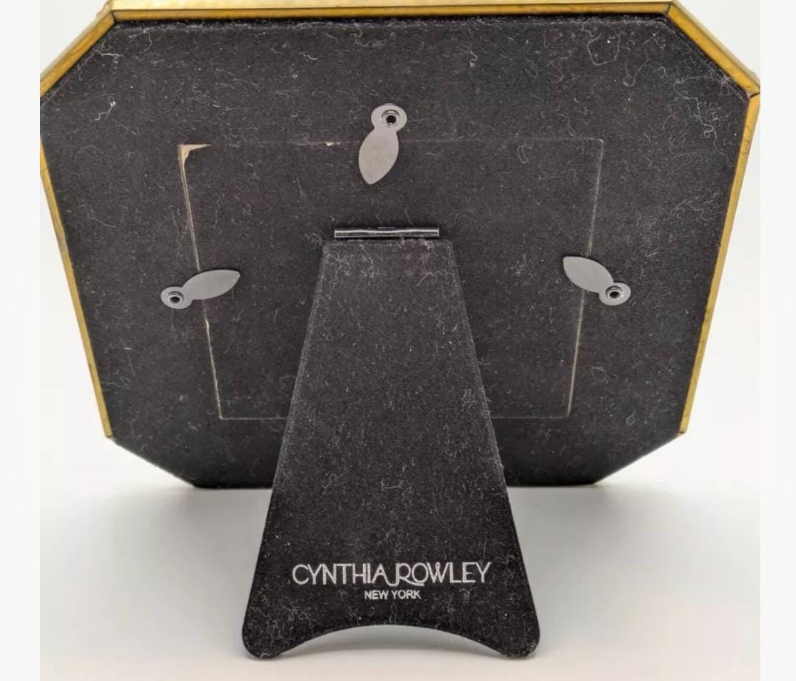Vintage Cynthia Rowley 3D Geometric 4x4 Gold Tone Picture Frame - Etsy