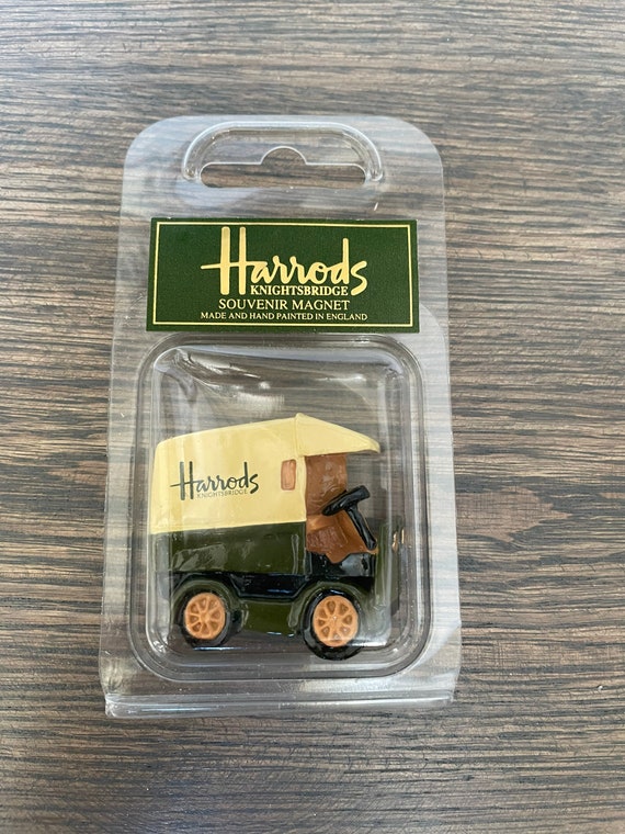 Vintage Harrods Knightsbridge Souvenir Magnet - Etsy