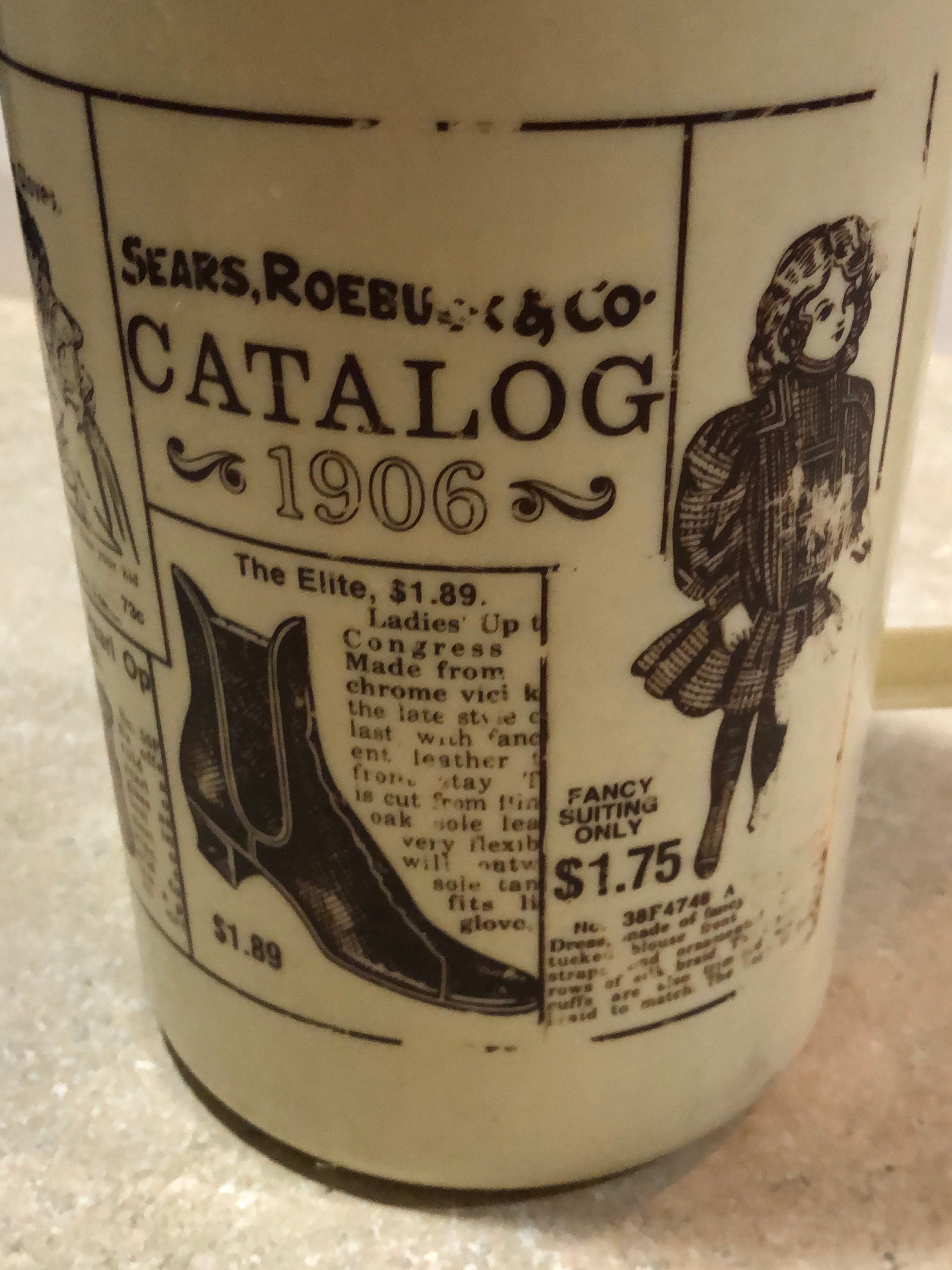 Vintage 70s Tupperware Sears Roebuck & Co. 1906 Catalogs Drink
