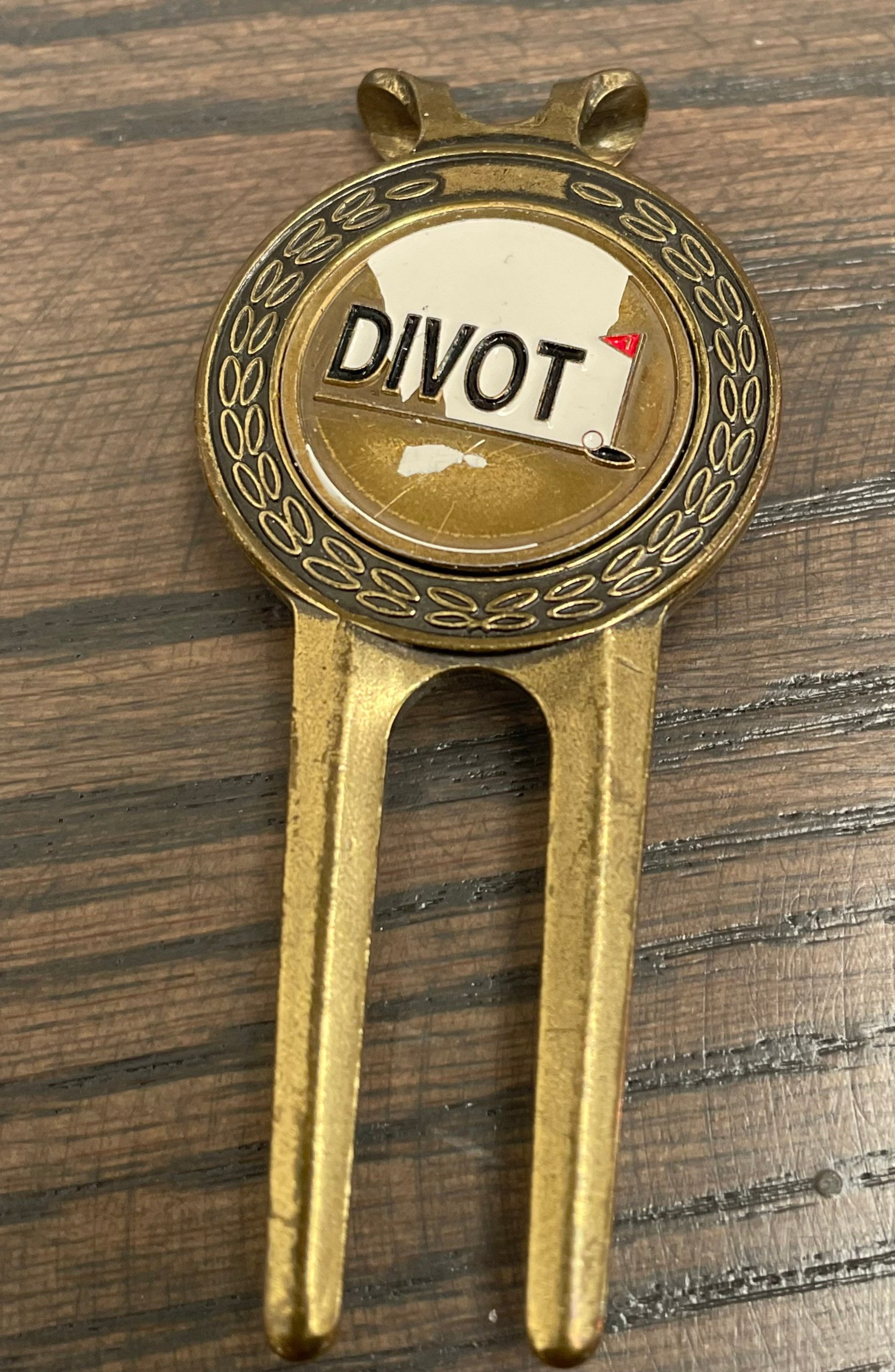 Vintage Golf Design Brass Divot Tool Money Clip # 525 Rare - Etsy