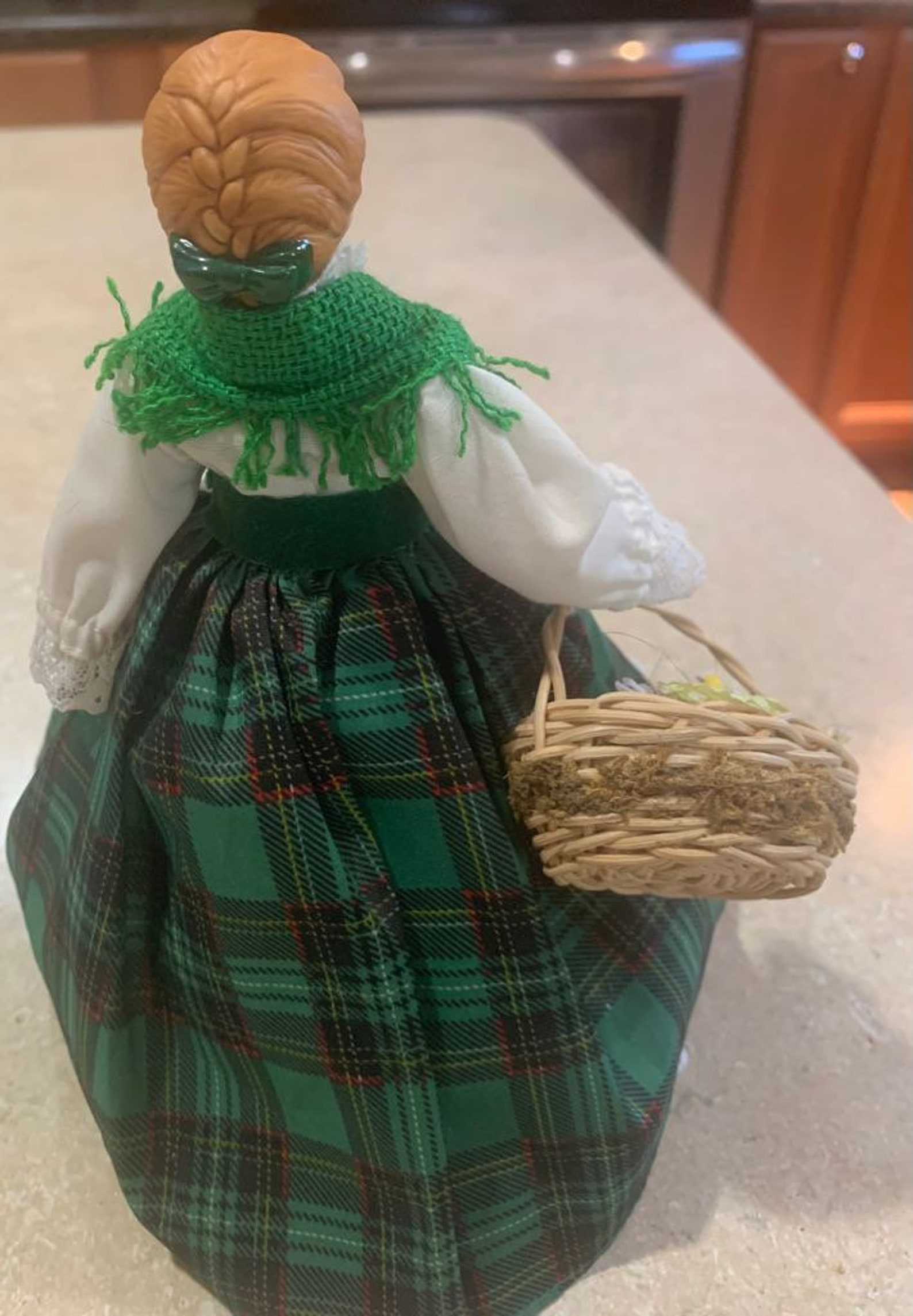 Vintage Irish Doll in Traditional Dress/colleen Costume Abon Doll
