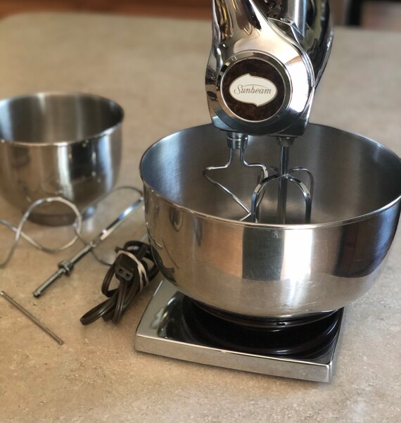 Sunbeam Mixmaster Deluxe. Vintage 1970s Brown/chrome Electric Etsy