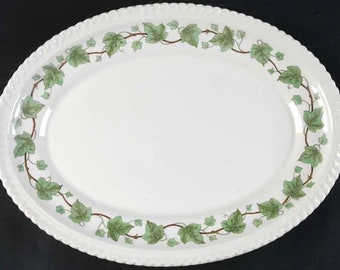 Vintage Ivy Harker ovale Servierplatte von Royal Gadroon Selten
