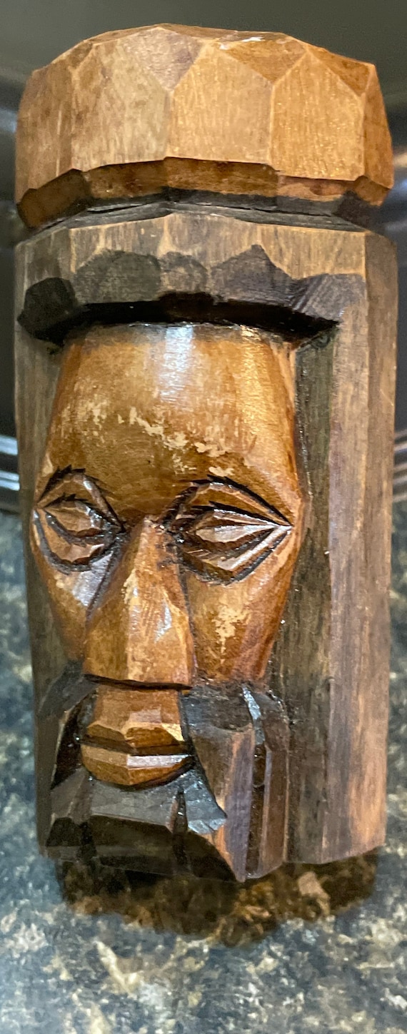 Hand Carved Wooden Man (JAS) Hand Carved Wooden Man (JAS)