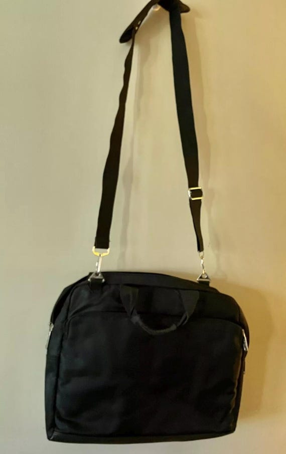 Dell Black Paded Laptop Computer Messanger Travel Bag
