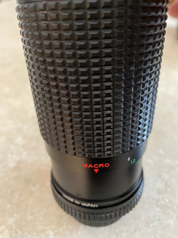 25-593 激レア 逆反り コンケーブ LENSO RTC マットブロンズ CPC CCT 75-200mm f4.5 Macro AI Mount Telephoto Zoom Lens [EXC]