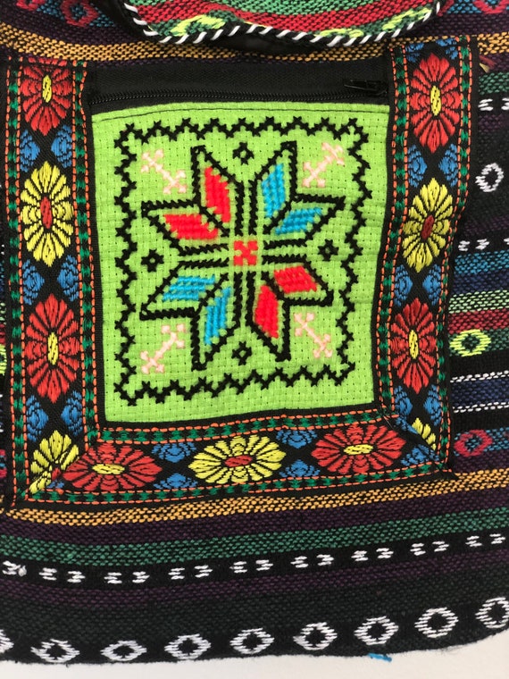 Hand Embroidered Palestine Backpack Boho Style Je… - image 6