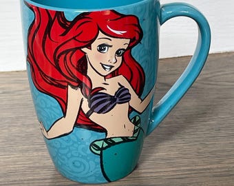 Taza de café vintage de Disney Parks Ariel La Sirenita Una vez que despierte seré parte de ese mundo