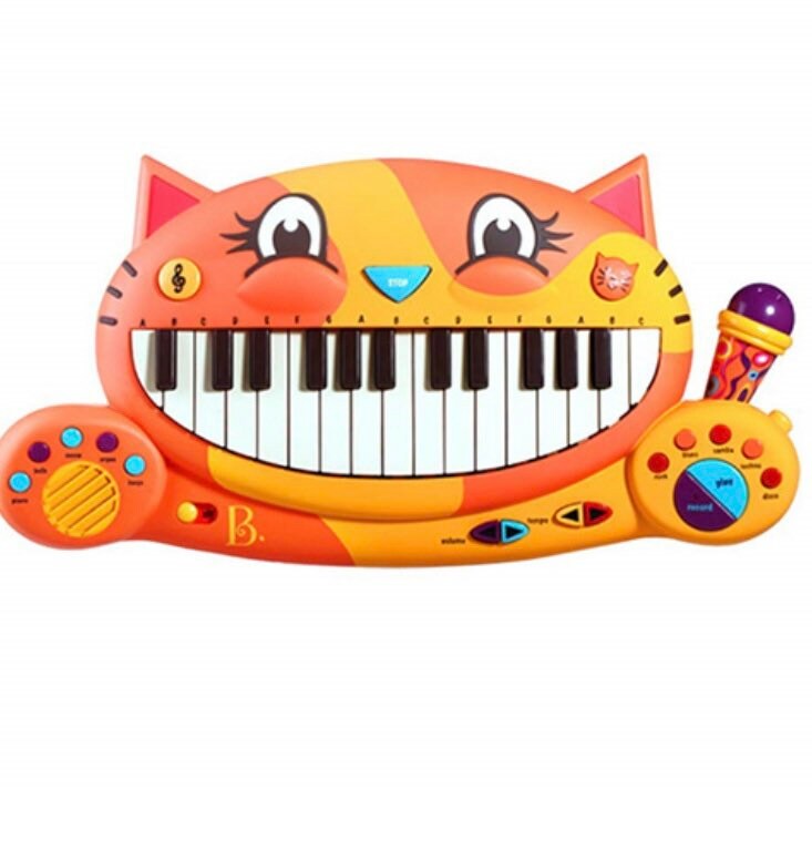 B Toy Meowsic Keyboard interactive Cat Piano 8666655524 Etsy
