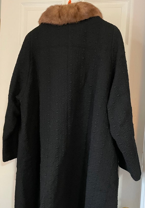 Vintage Lane Bryant 1960,s Minims Wool & Fur Trim S… - Gem