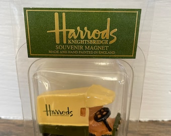 Vintage Harrods Knightsbridge Souvenir Magnet