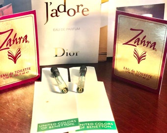 Lot of 5 carded perfumes 2 Zahra , 2 colors &1 Jadore Dior New Women perfumes