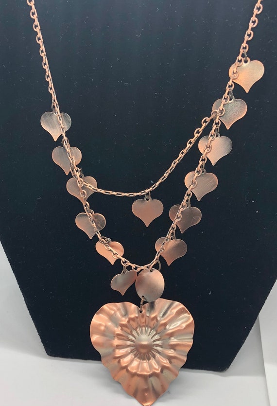Handmade Copper two layered Pain Relief Necklace. - image 3