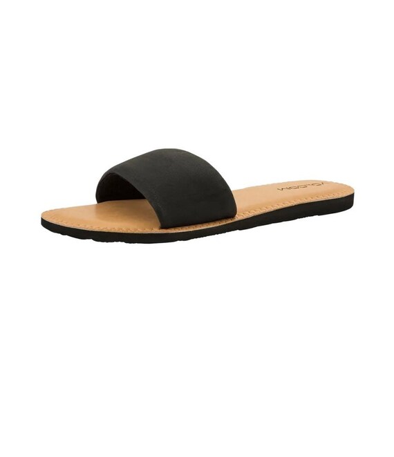 Volcom Simple Slide Black Sandals Size 8 - image 4