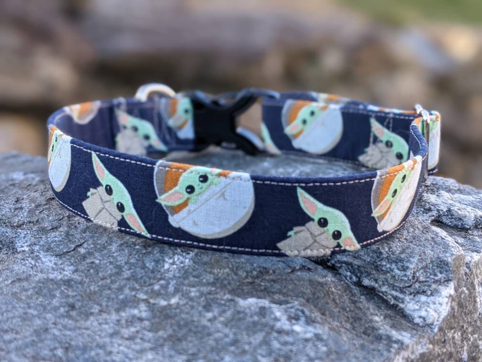 Mandalorian/baby Yoda Dog Collar Etsy