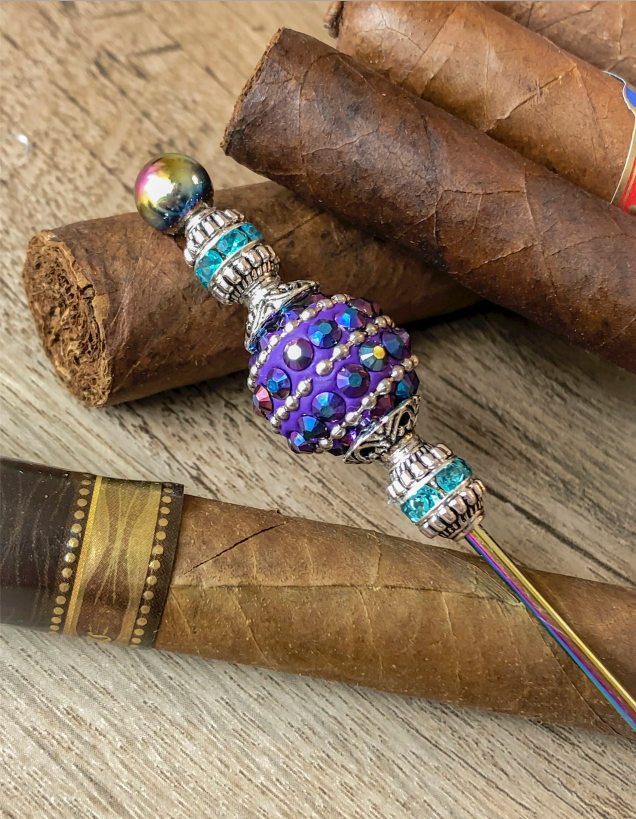 Majestic Cigar Pick Cigar Poker Cigar Stick Cigar Nubber Etsy