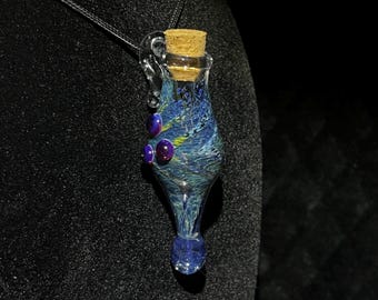 Magic potion bottle necklace // perfume bottle  pendant