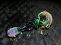 Sleek and stylish color changing pocket pipe in greens, transparent purples, yellows and fume  // color changing glass pipes //