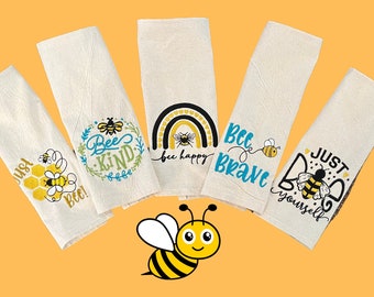 Bee Lunch Box Napkins, Bee Sayings,  Back To School, Lunch box napkins, Mix n Match Napkins, Reusable napkins, Save the Bees, Bee Kind