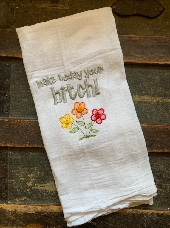 Bitch Embroid Towel Bitch Embroid Towel