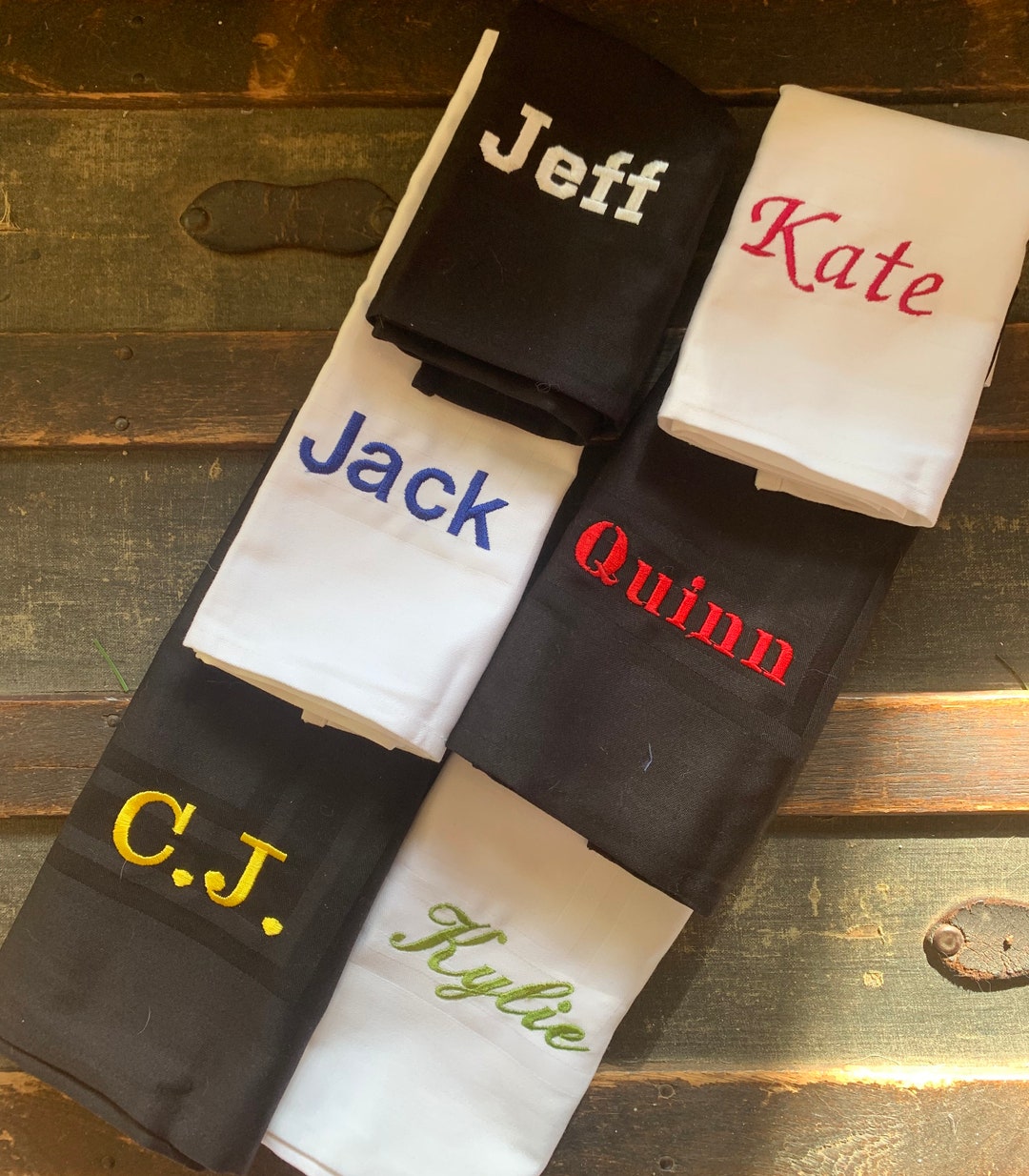 Personalized Embroidered Napkins, Personalized Cloth Napkins , Cloth