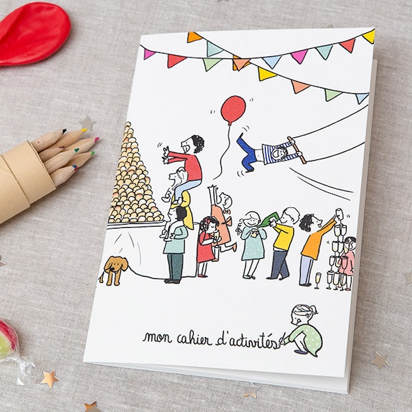 Livret de coloriage et d'activités enfant Mariage