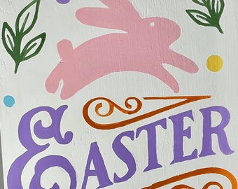 Spring Easter Wooden Wall Sign