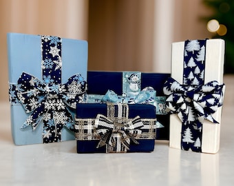 Christmas Gift Wood Blocks