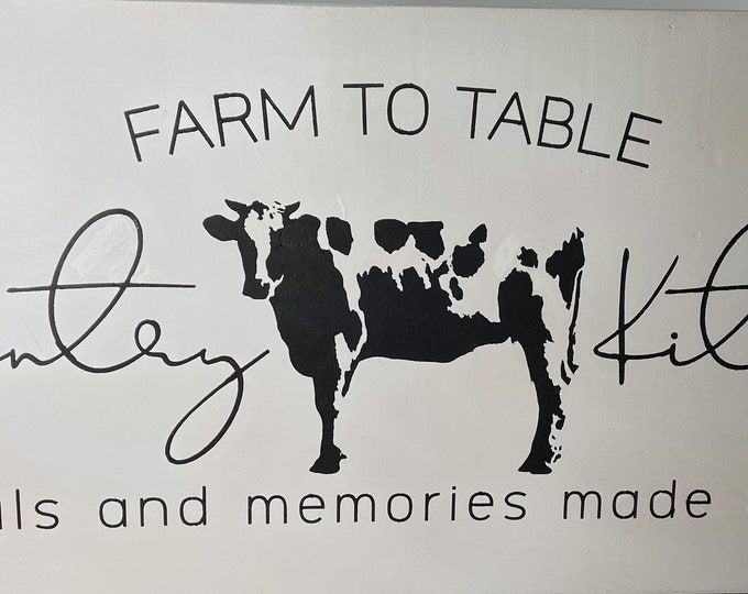 Farmhouse Country Kitchen Sign