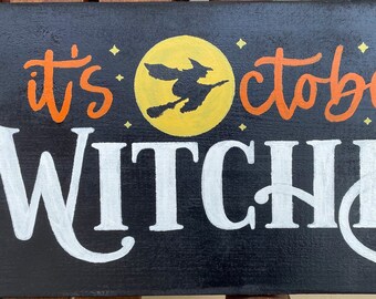 October Witches Sign