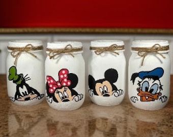 Mickey Mouse Mason Jars