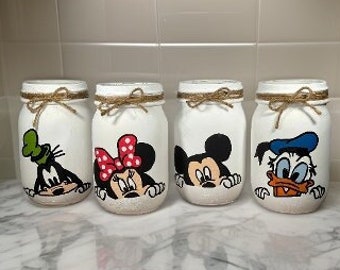 Mickey Mouse Mason Jars