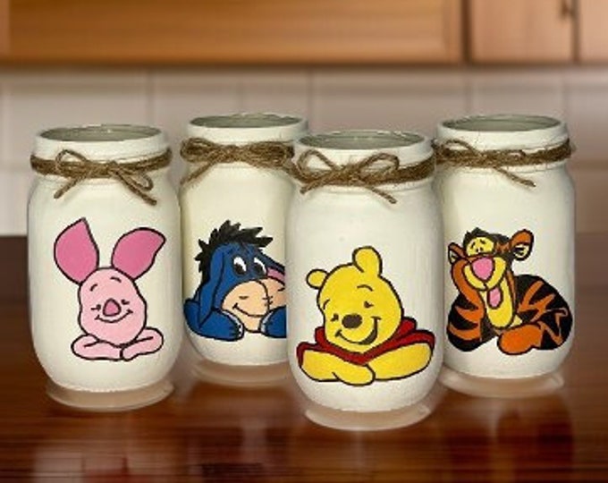 Winnie the Pooh Mason Jars