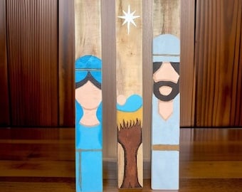Mary, Jesus & Joseph Outdoor Christmas Nativity Set