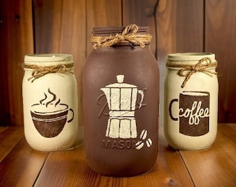Coffee Mason Jars