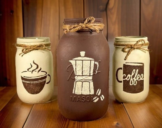 Coffee Mason Jars