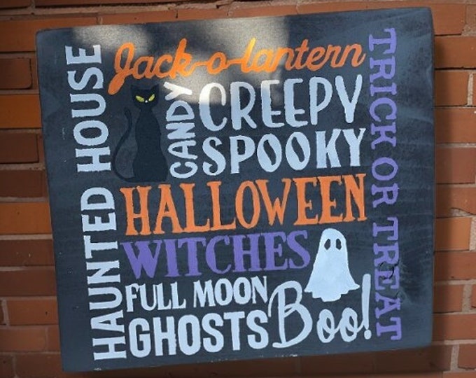 Halloween Favorites Sign