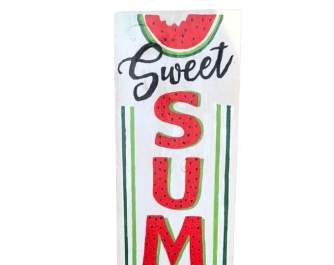 Featured listing image: Summertime Watermelon Sign
