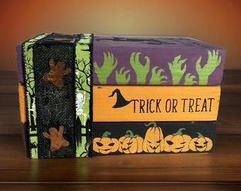 Halloween Wood Books