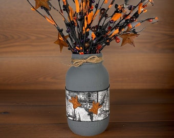 Halloween Mason Jar