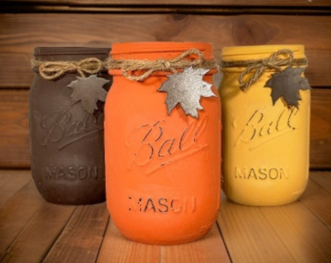 Fall Mason Jars