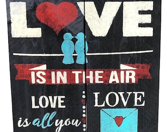 Valentine's Day Love Wall Sign