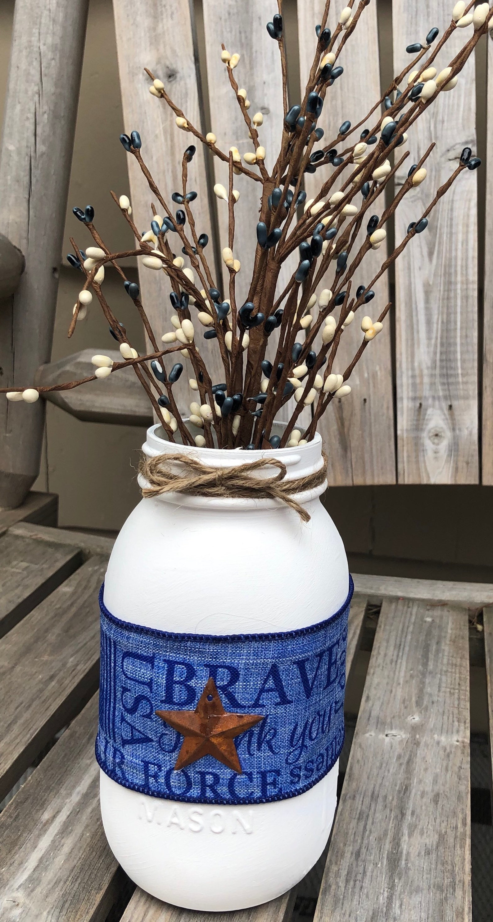 Military Mason Jars / Military Veteran Gift / Navy / Army / Etsy