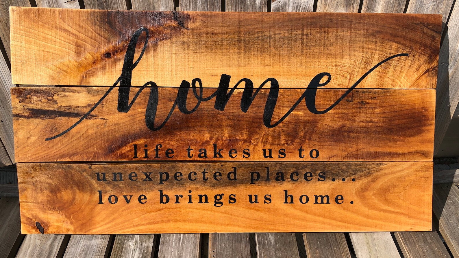 Rustic Home Sign / Home Wall Sign/ Rustic Home Decor | Etsy