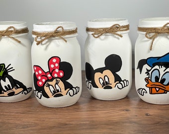 Mickey Mouse Mason Jars