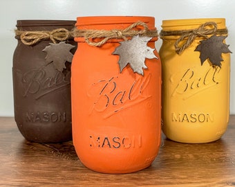 Fall Mason Jars