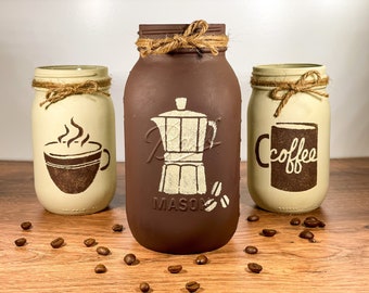 Coffee Mason Jars