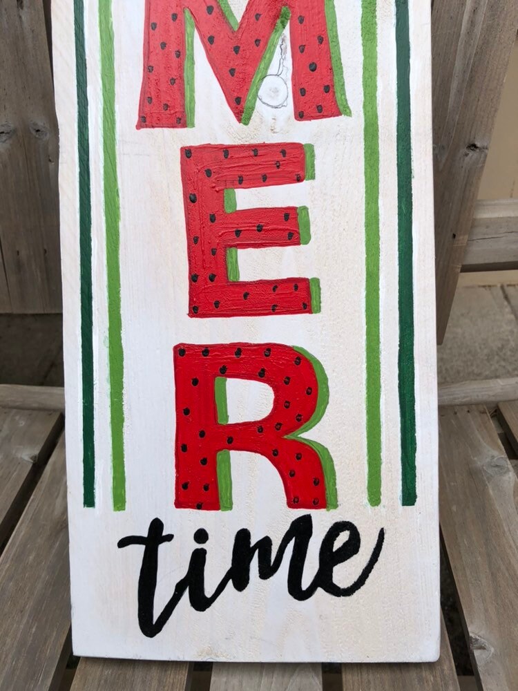 Summertime Watermelon Sign