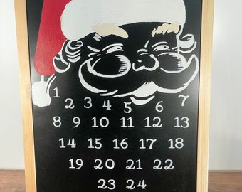 Santa Chalkboard Sign