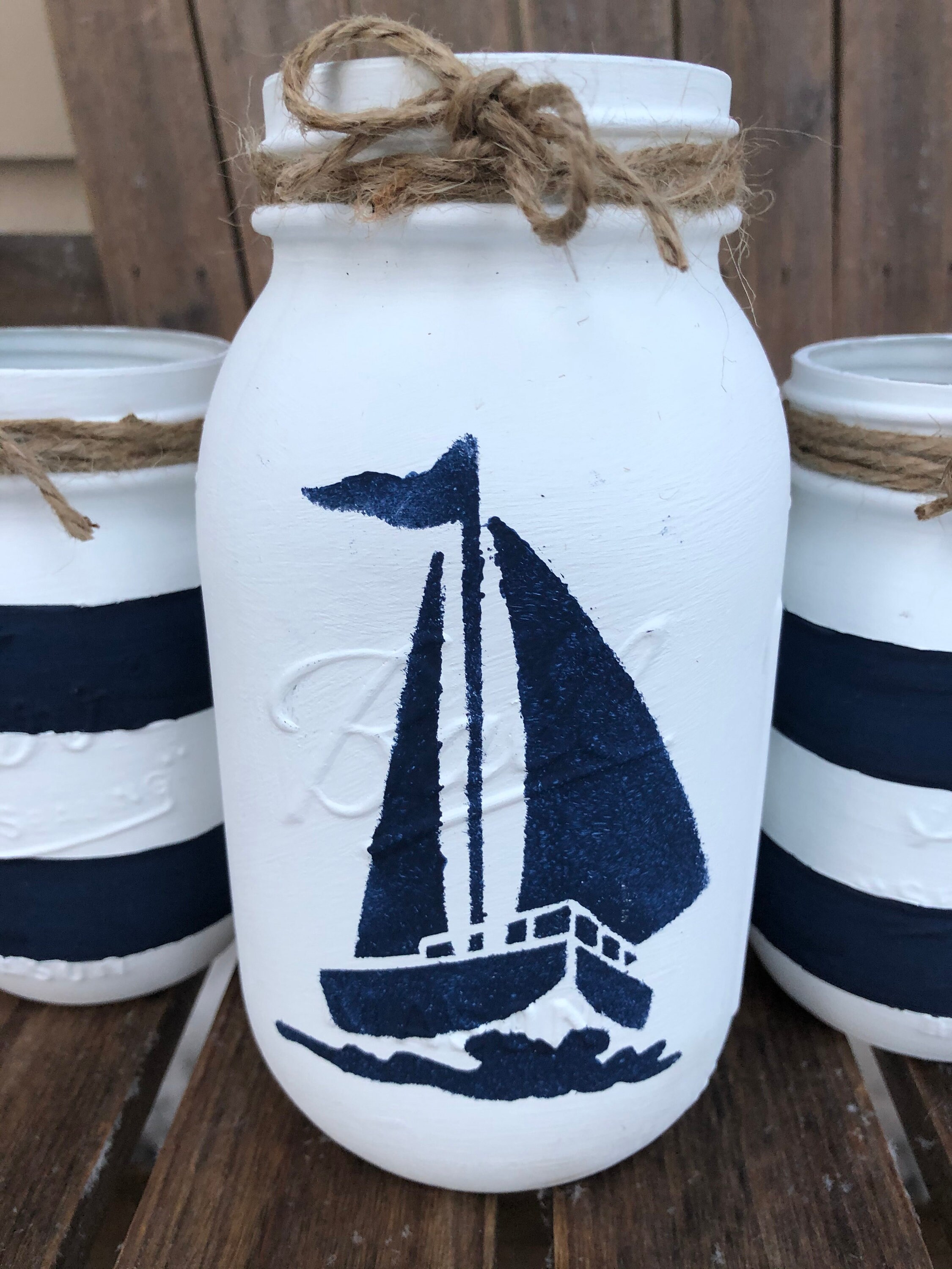 Nautical Mason Jar Set